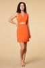  Caché Ponte Cutout Mini Dress
