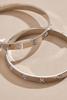  Engraved Silver Hoop Earrings