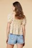  Flower Cart Babydoll Top