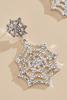  Rhinestone Spider Web Earrings