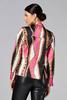  Caché Satin Printed Top