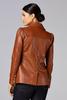  Caché Faux Leather Military Jacket