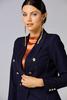  Caché Denim Button Blazer