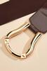  Horseshoe Buckle Belt