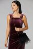  Caché Black Feather Crossbody