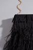 Caché Black Feather Crossbody
