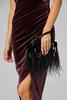  Caché Black Feather Crossbody