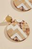  Checkered Dangle Earrings