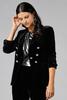  Caché Jeweled Button Jacket