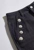  Caché Embellished Button Flared Jeans
