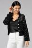  Caché Pearl Embellished Cardigan