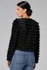  Caché Velvet Fringe Jacket