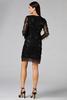  Caché Sequin Fringe Dress