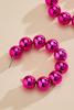  Oversized Bead Hoop Earrings