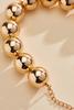  Oversized Gold Bubble Necklace