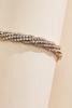  Twisted Rhinestone Bracelet