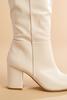  Knee High Faux Leather Boots