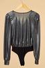  Gunmetal Glimmer Bodysuit