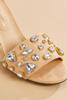  Bejeweled Suede Heels