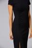  Caché Ponte Button Midi Dress