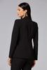  Caché Zipper Detail Blazer