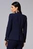  Caché Enamel Button Blazer