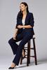  Caché Enamel Button Blazer