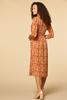  In The Rust Midi Dress