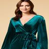  Wrap Yourself In Velvet Dress