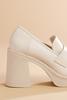 Platform Leather Loafers