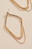  Layered Rhinestone Chain Earrings