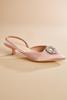  Satin Slingback Kitten Heels