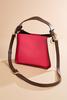  Colorblock Satchel And Wallet Set