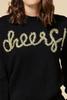  Cheers Sweater- Black