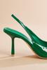  Bling Patent Slingback Heels