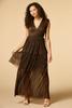  The Golden Tiers Maxi Dress